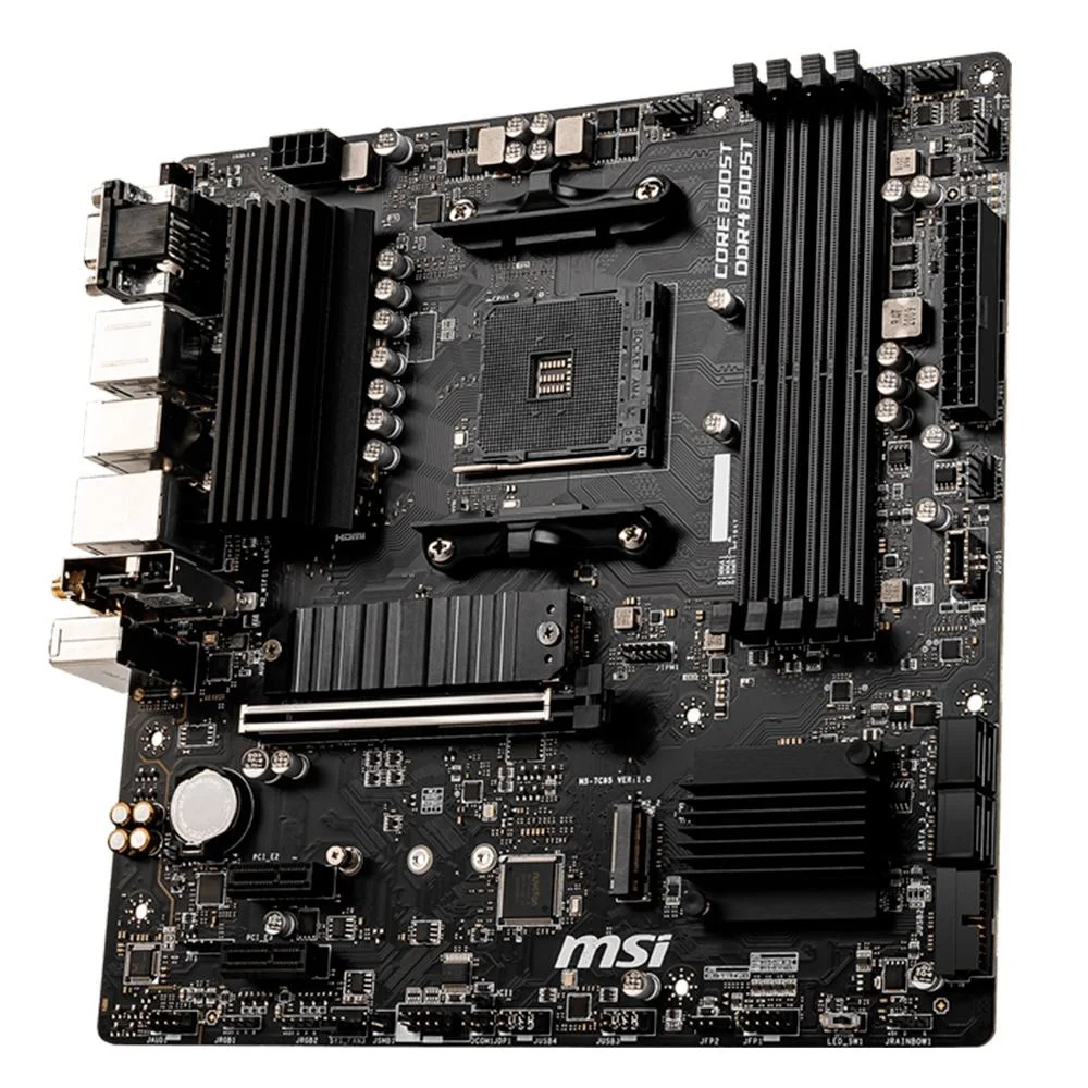 Placa Mãe Msi B550m Pro, Vdh, Wi-fi, Am4 D4 5