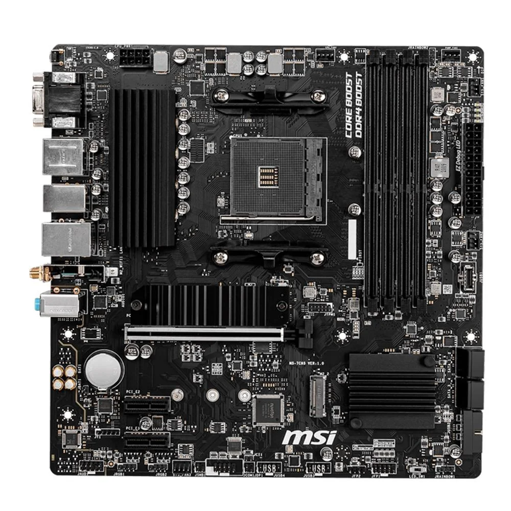 Placa Mãe Msi B550m Pro, Vdh, Wi-fi, Am4 D4 8