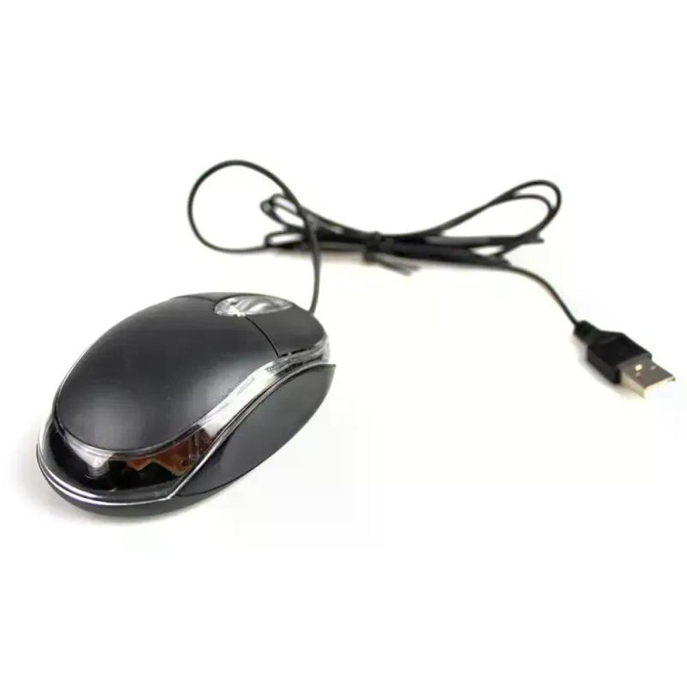 Mouse Evus Mo-01, 1200 DPI, Preto Mouse Evus Mo-01, 1200 DPI, Preto