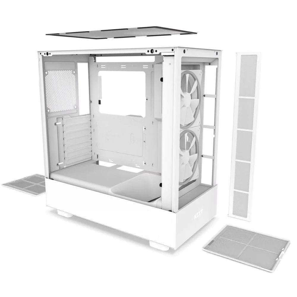 Imagem 2 de 5 do produto Gabinete Gamer Nzxt Elite, Mid Tower, RGB, Sem Fonte, Branco