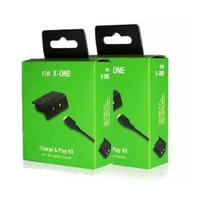 Kit Com 2 Baterias Recarregáveis E Cabo USB, Para Controle Xbox One