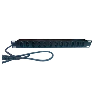 Régua P/ Rack Max Eletron, 12 Tomadas, 20A, Cabo 1.10M - 5306