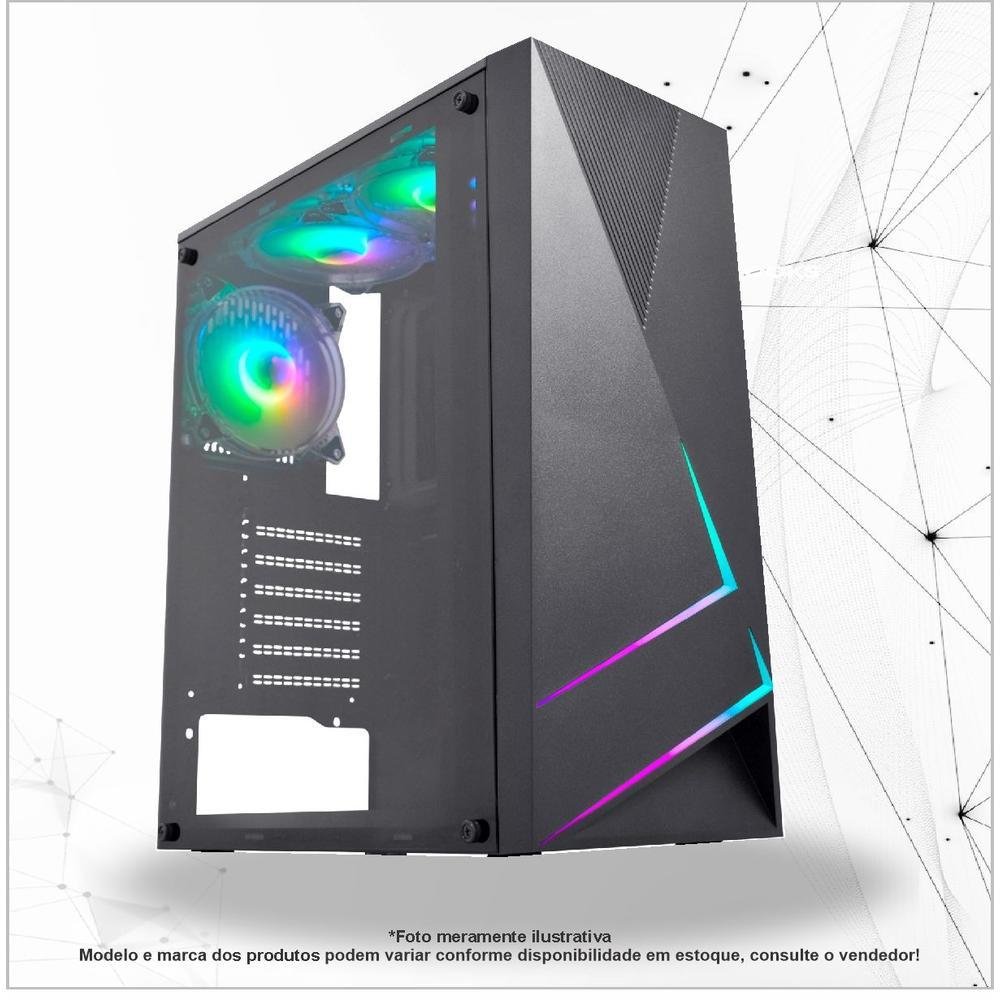Computador Schneider Computer Intel I5 2a Geração, 8GB DDR3, SSD 240GB, HD 500GB, Windows 10 Pro + 19 Polegadas+ Kit Gamer - view 2