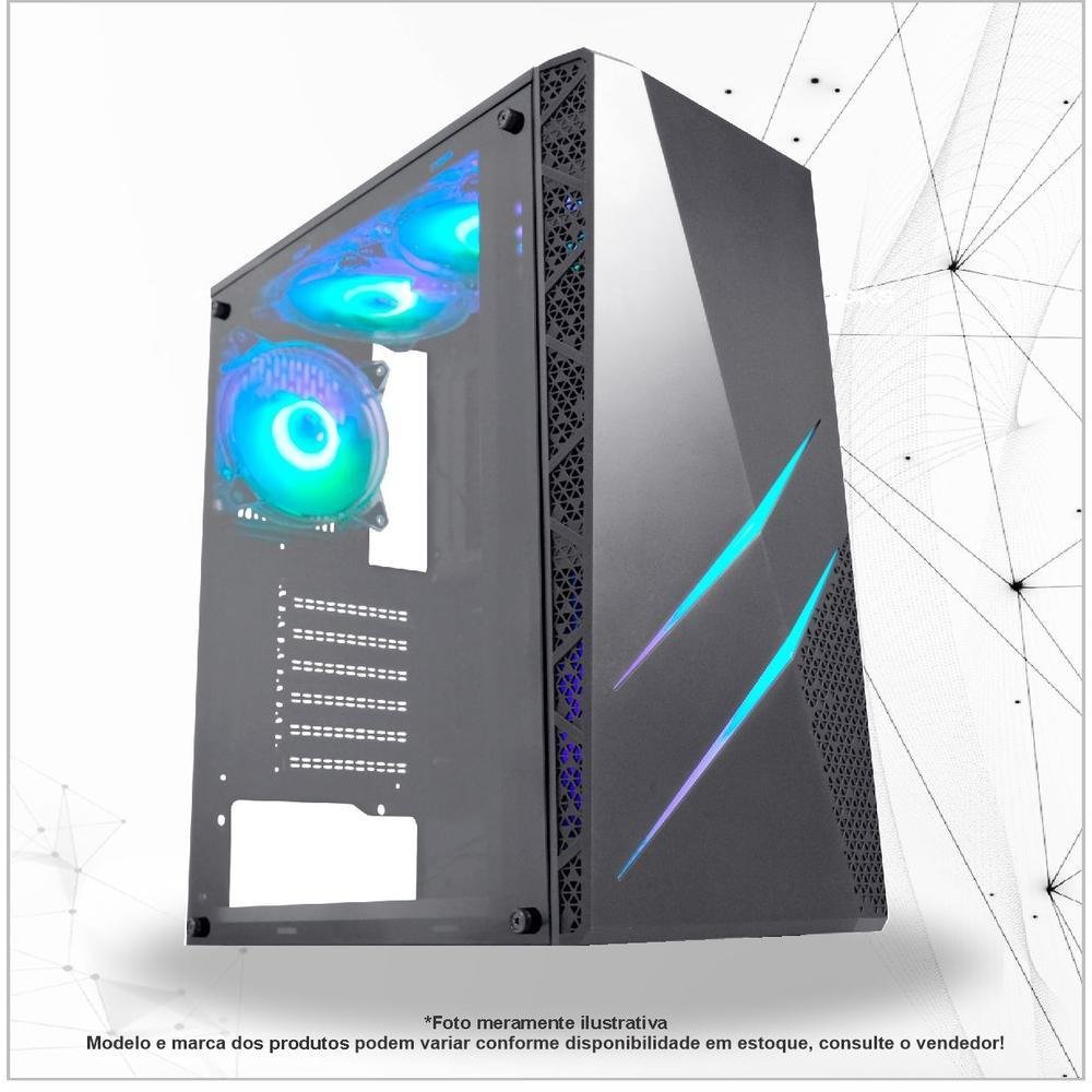 Computador Schneider Computer Intel I5 2a Geração, 8GB DDR3, SSD 240GB, HD 500GB, Windows 10 Pro + 19 Polegadas+ Kit Gamer - view 4