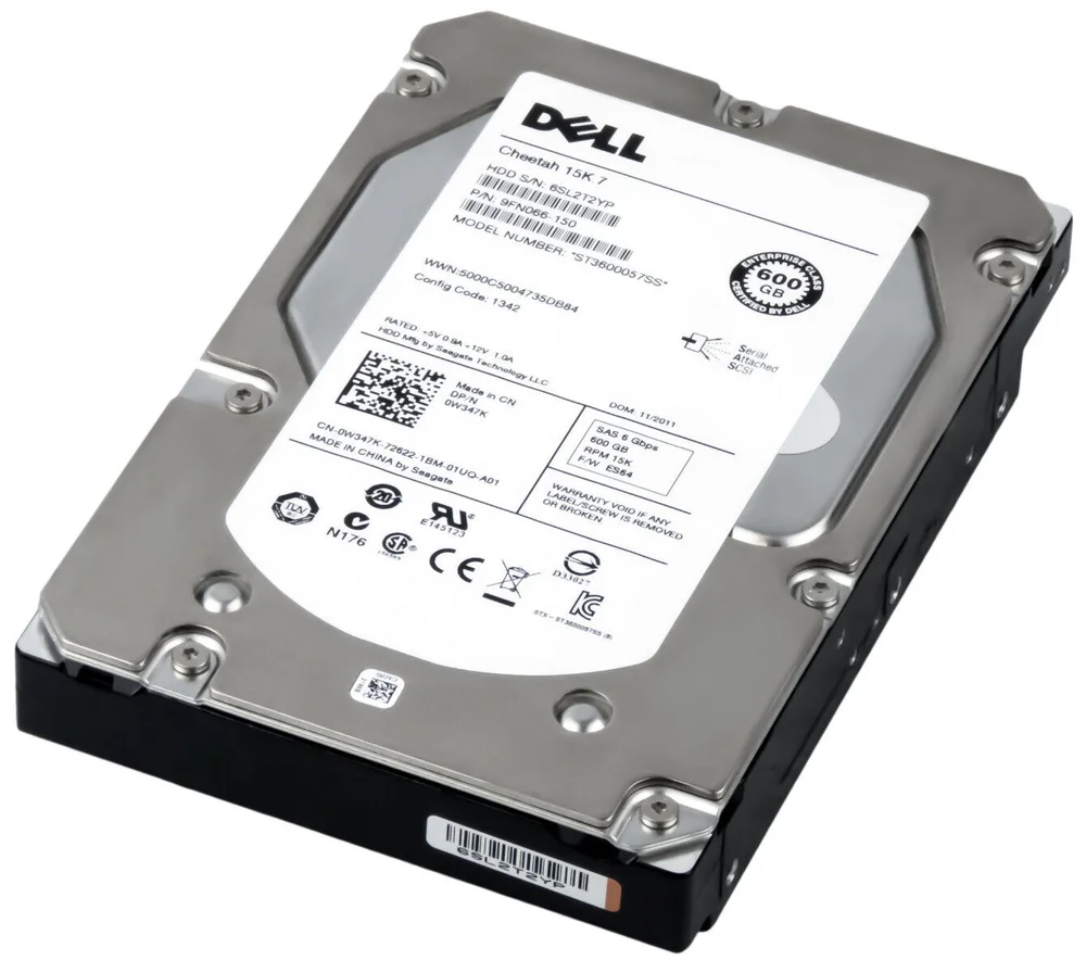 HD Dell Sas 600GB 35 15k7 KaBuM