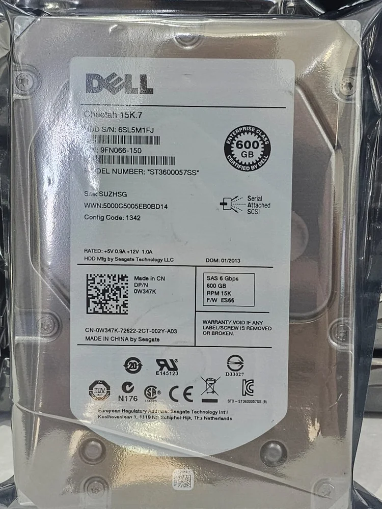 HD Dell Sas 600GB 35 15k7 KaBuM