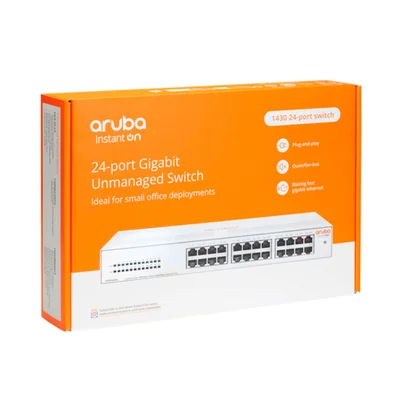 Switch Hpe Aruba Instant On 1430, 24 Portas - R8r49a I. — foto 2