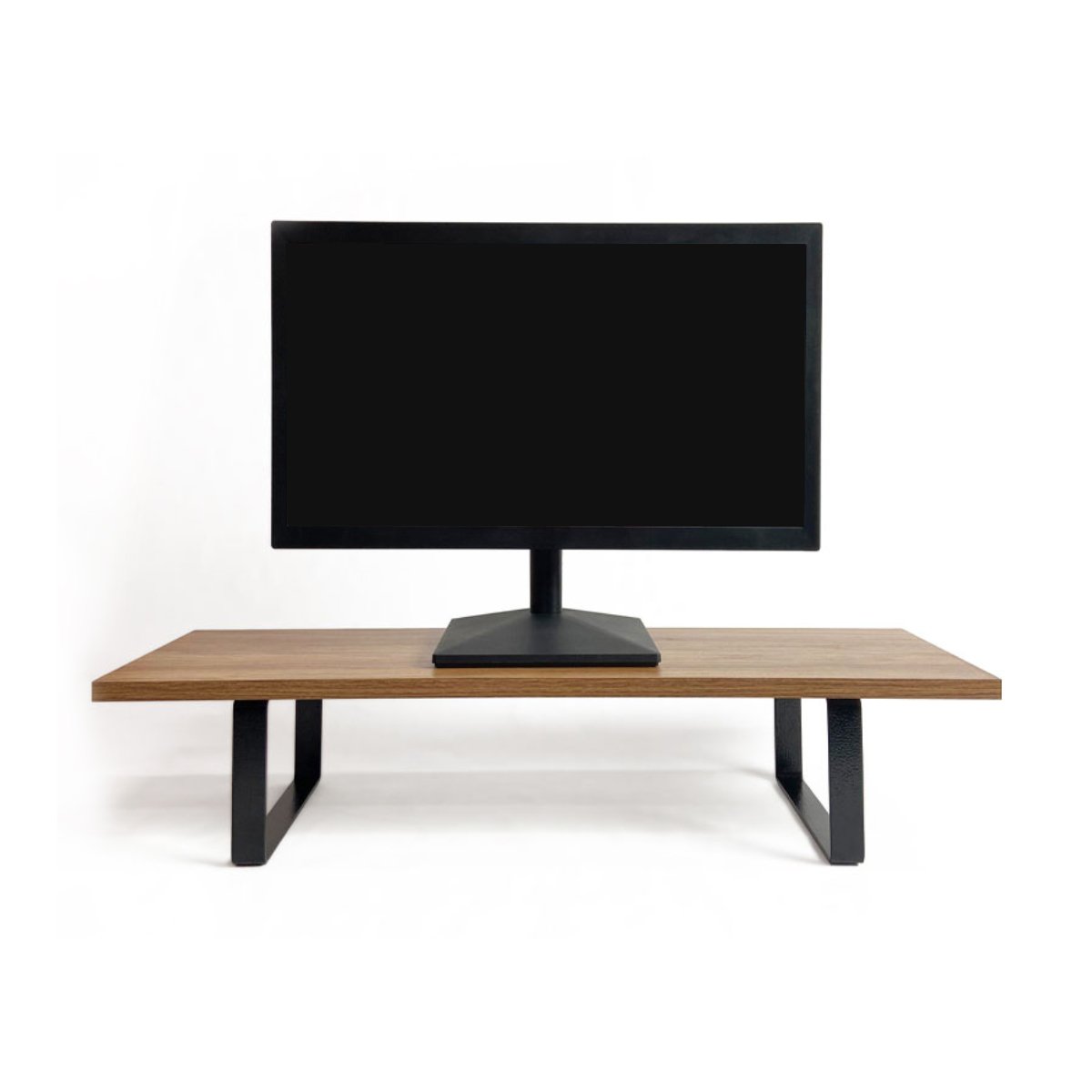 Suporte Para Monitor Reliza Stand Desk, Com Regulagem De Altura, Marrom