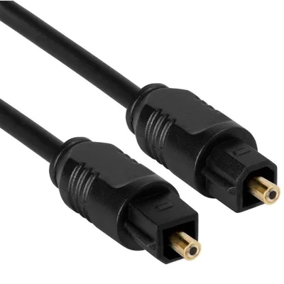 Cabo Óptico Digital Fibra, Áudio E Vídeo, 10.2GBps, Toslink