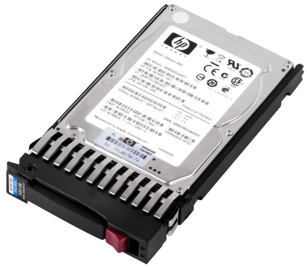 HD Hp, 500GB, Sas, 7.2k, 2.5 Mm0500famyt, 507610-b21, 507609-001, 507610-s21, 508009-001 HD Hp, 500GB, Sas, 7.2k, 2.5 Mm0500famyt, 507610-b21, 507609-001, 507610-s21, 508009-001