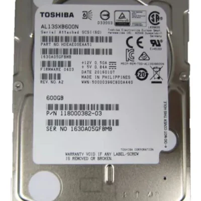 HD Toshiba 600GB Sas 25 KaBuM