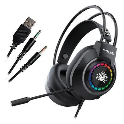 Headset Gamer 5+ RGB, USB, Plug And Play - X5-1000