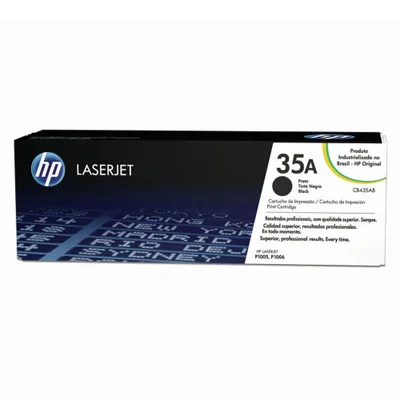 Cartucho De Toner 35a, Preto, Cb435ab, Para P1005