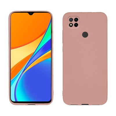Capa De Silicone Para Redmi 9c E Redmi 10a - Rosa