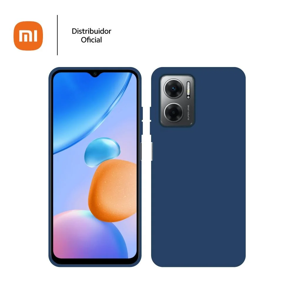 Imagem 2 de 2 do produto Capa Protetora De Silicone Para Smartphone Redmi 10 5g - Azul
