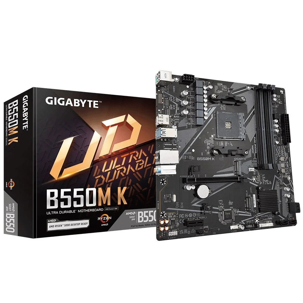 Placa Me Gigabyte B550m K Ultra Durable KaBuM