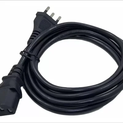 Cabo De Energia Hayom, Tripolar, 10Ah, 1.50M, Para Fonte Monitor, 100-240V - Cb1146