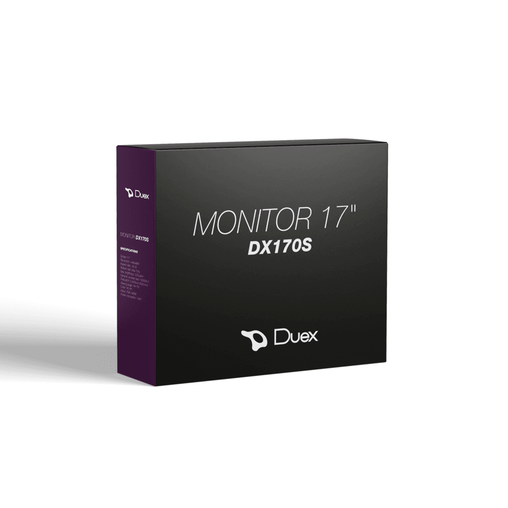 Monitor Duex 17 Polegadas LED, VGA + HDMI - Dx170s Monitor Duex 17 Polegadas LED, VGA + HDMI - Dx170s
