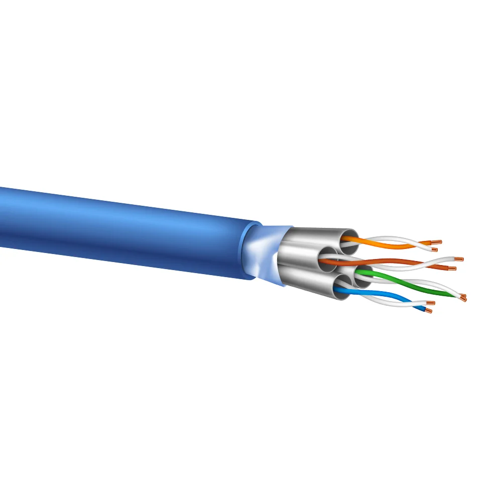 Patch Cord Cat7, 2.5mts Azul Plus Cable - Cat725bl
