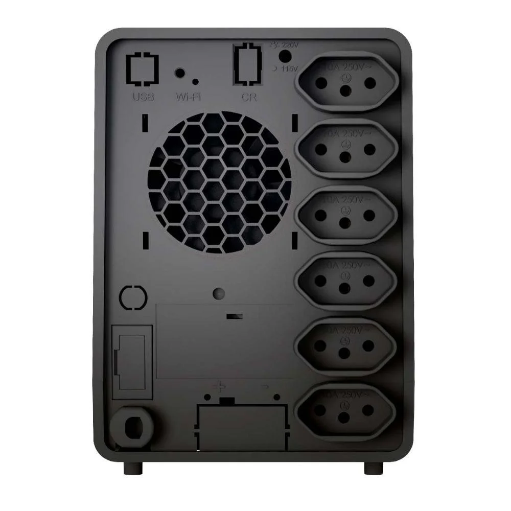 Imagem 2 de 5 do produto Nobreak Sms Tech 600va/300w, Interativo, Ent 115/ 220v, Sai 115v - 29300
