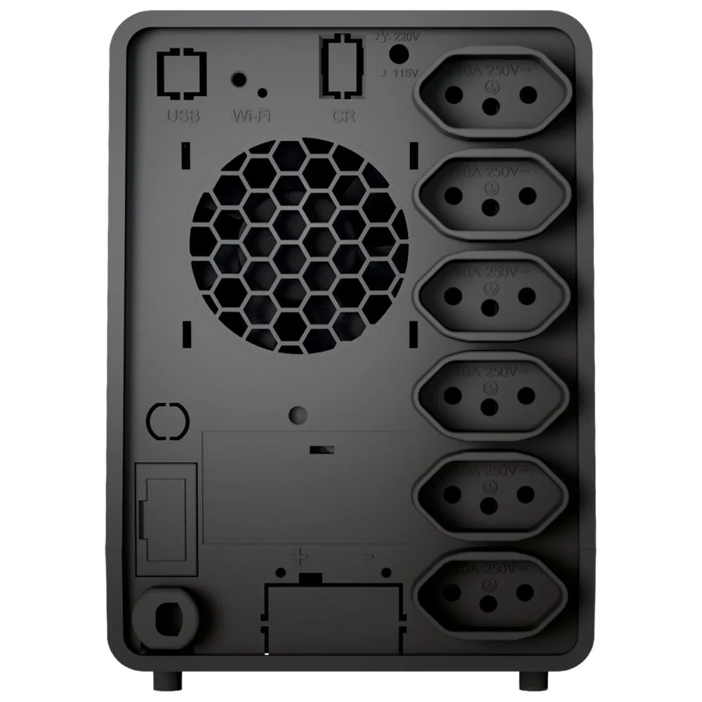 Imagem 3 de 5 do produto Nobreak Sms Tech 600va/300w, Interativo, Ent 115/ 220v, Sai 115v - 29300