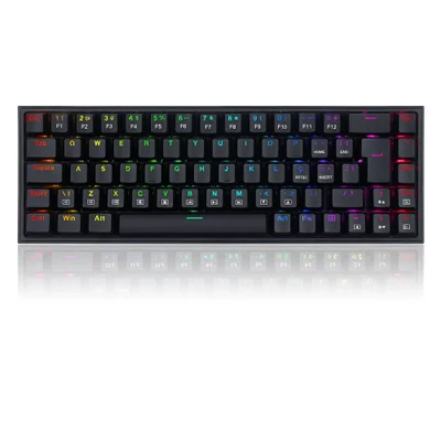 Teclado Gamer Redragon Castor Rgb K631 Switch Brown Abnt2 - Preto
