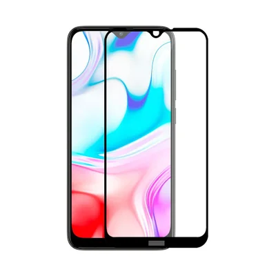 Película De Vidro 3D Full Cover, Smartphone Xiaomi Redmi 8A E Redmi 8, Transparente