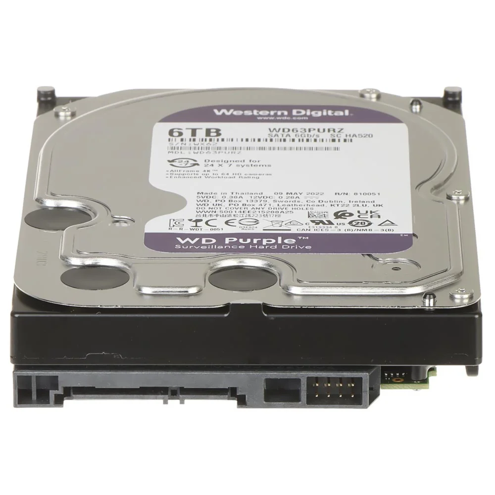 HD Wd Purple Surveillance 6TB KaBuM