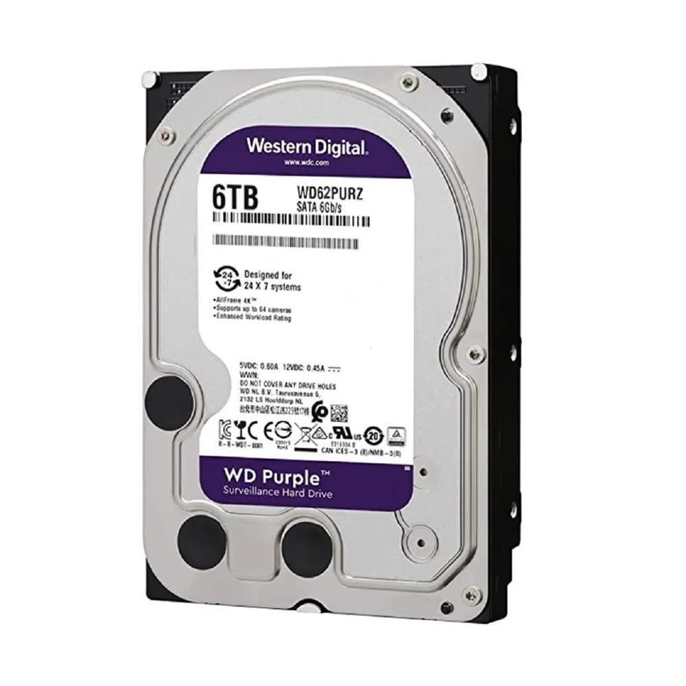 Imagem 4 de 5 do produto HD WD Purple Surveillance, 6TB, 3.5 - Wd64purz