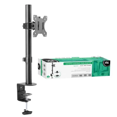 Suporte Ajustável Para Monitor Pix 13´´a 32´´ Pix, Preto - 079-0010