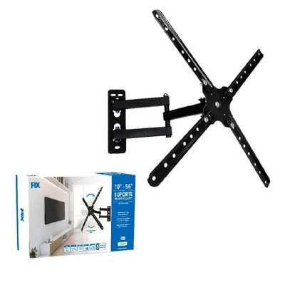 Suporte Tri articulado Tv LCD/LED 10´´a 56´´ Preto Pix - 079-0015