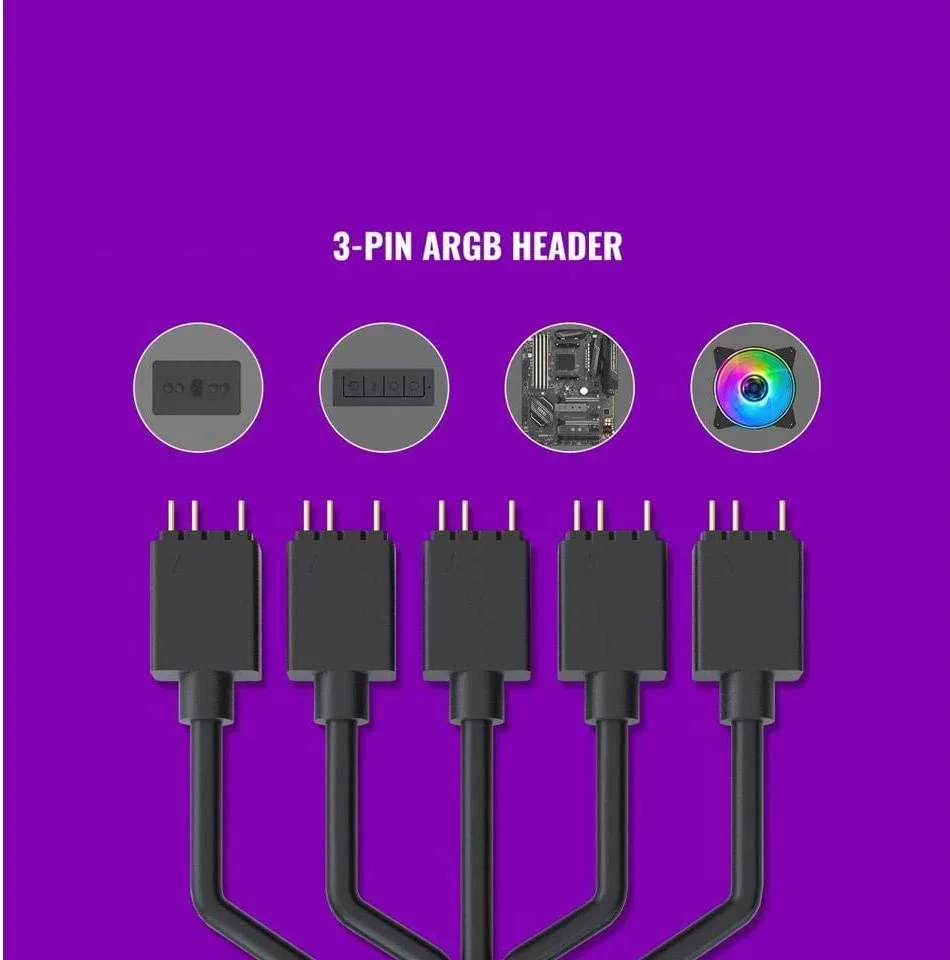 Imagem 5 de 5 do produto Cabo Spliter Cooler Master Argb - Mfx-awhn-1nnn5-r1