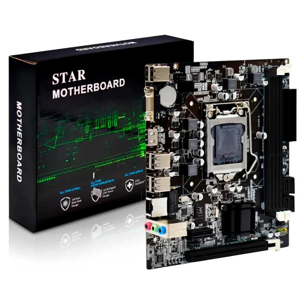 Placa Me Intel Star H61g578 KaBuM