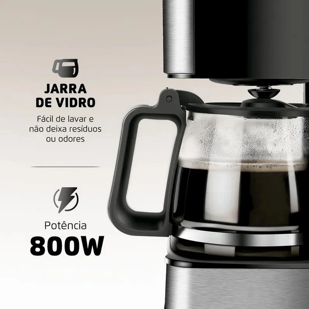 Imagem 5 de 5 do produto Cafeteira Elétrica Mondial Dolce Arome C-44-32x-si - 220v/60hz