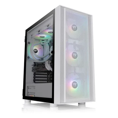 Gabinete Thermaltake Tt H570 Tg Snow, Mid-tower 3argb, 120mm - Ca-1t9-00m6wn-01