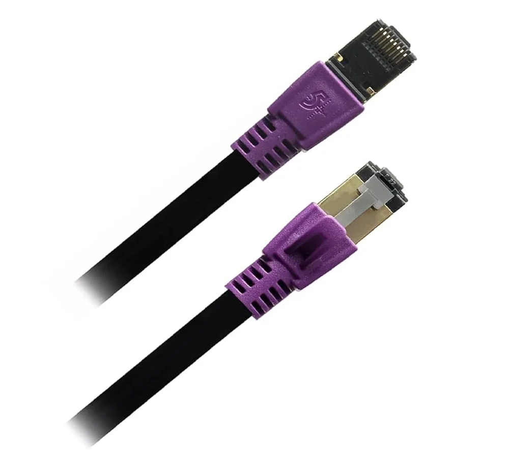Imagem 3 de 4 do produto Cabo Patch Info, Patch Cord, Cat8 Ftp, 2000 Mhz / 40 Gbps - 3m - Roxo