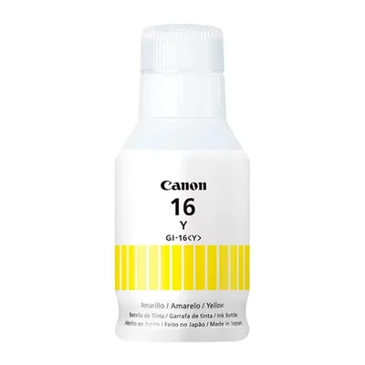 Refil De Tinta Canon Gi-16, 135ml, Amarelo - 4420c001aa