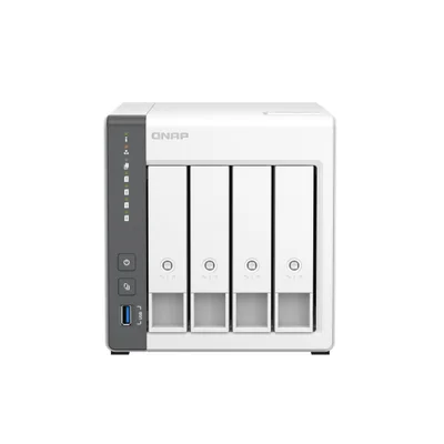 Storage Qnap TS-433-4G, NAS QNAP, Arm Cortex-a55 2.0Ghz, 4GB, Torre Sem HD, Branco - Ts-433-4g