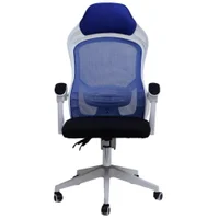Cadeira De Escritório Presidente Fortt Trento, Até 120kg, Azul - Cpf10-a