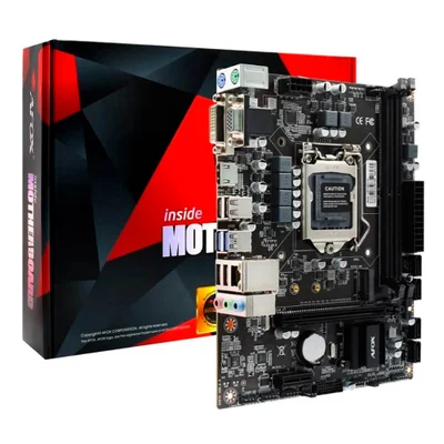 Placa Mãe Afox Ih510-ma2-v2, Lga 1200, Ddr4 HDMI Vga Dvi M.2