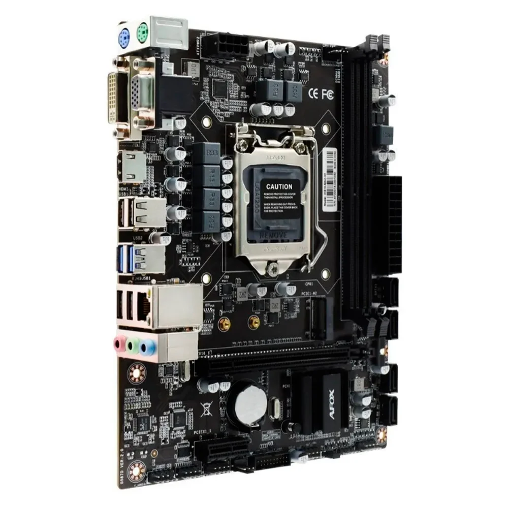 Placa Mãe Afox Ih510-ma2-v2, Lga 1200, Ddr4 HDMI Vga Dvi M.2 6