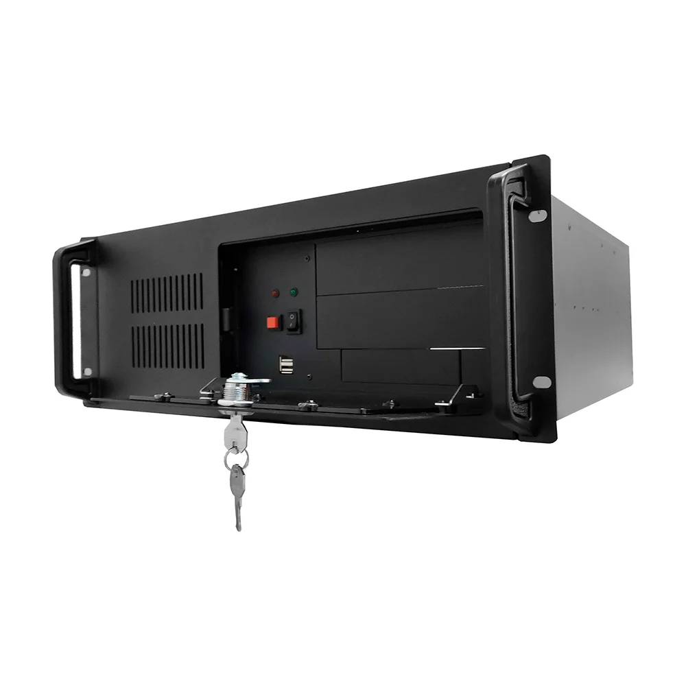 Gabinete Rack Concórdia S L-450 A, para Rack 19 com 8 baias para HDs e suporte para ATX, Micro ATX e ITX Gabinete Rack Concórdia S L-450 A, para Rack 19 com 8 baias para HDs e suporte para ATX, Micro ATX e ITX