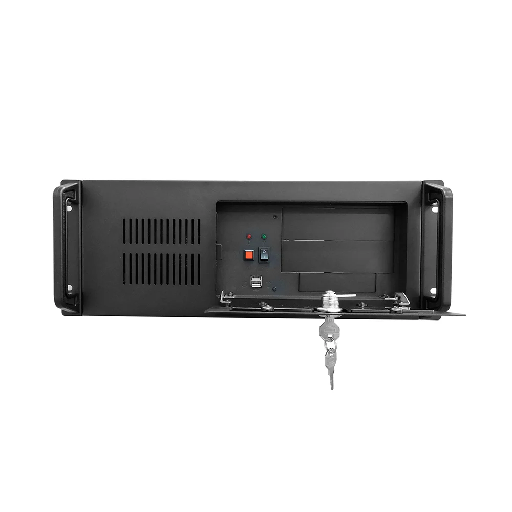 Gabinete Rack Concórdia S L-450 A, para Rack 19 com 8 baias para HDs e suporte para ATX, Micro ATX e ITX Gabinete Rack Concórdia S L-450 A, para Rack 19 com 8 baias para HDs e suporte para ATX, Micro ATX e ITX