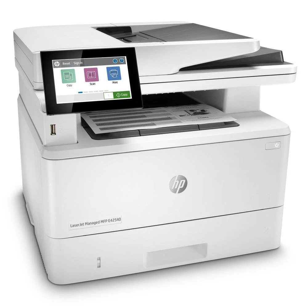 Imagem 2 de 5 do produto Multifuncional Hp, E42540f Laserjet Mono Duplex Wi-fi 110v - Branca