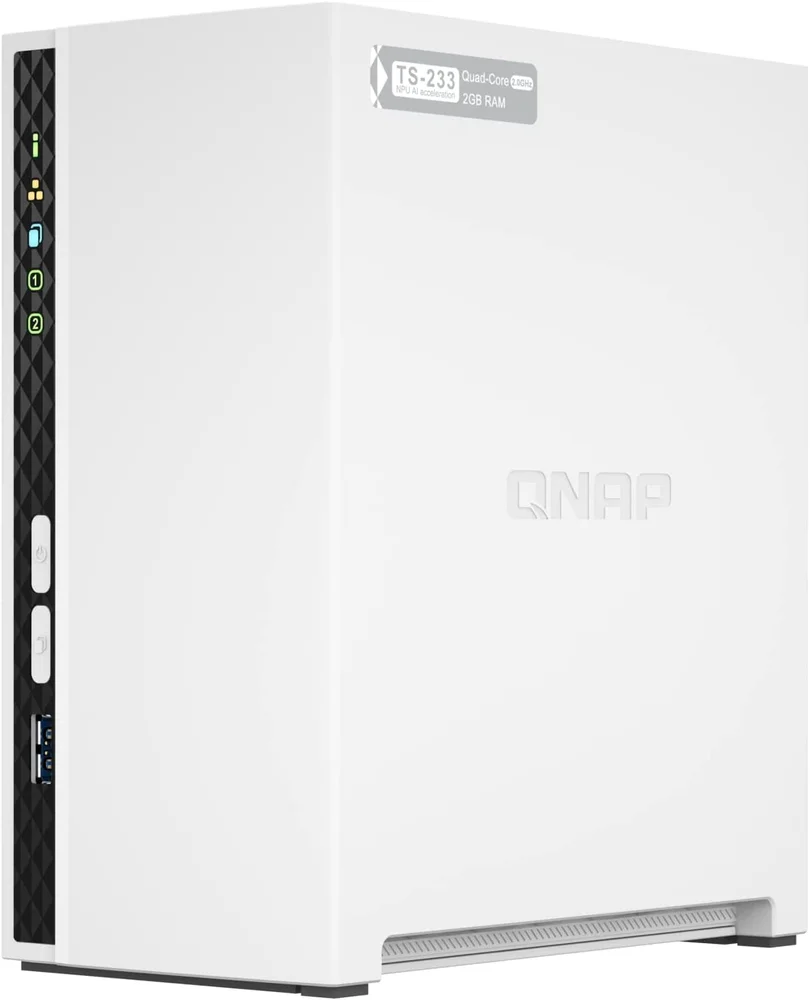 Storage Qnap 20 Ghz 2GB 64bits 2 Baias KaBuM