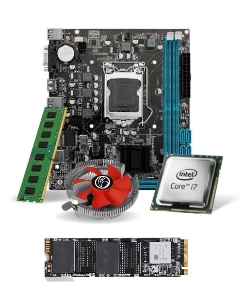 Kit Placa Me H61 Processador I7 16GB KaBuM
