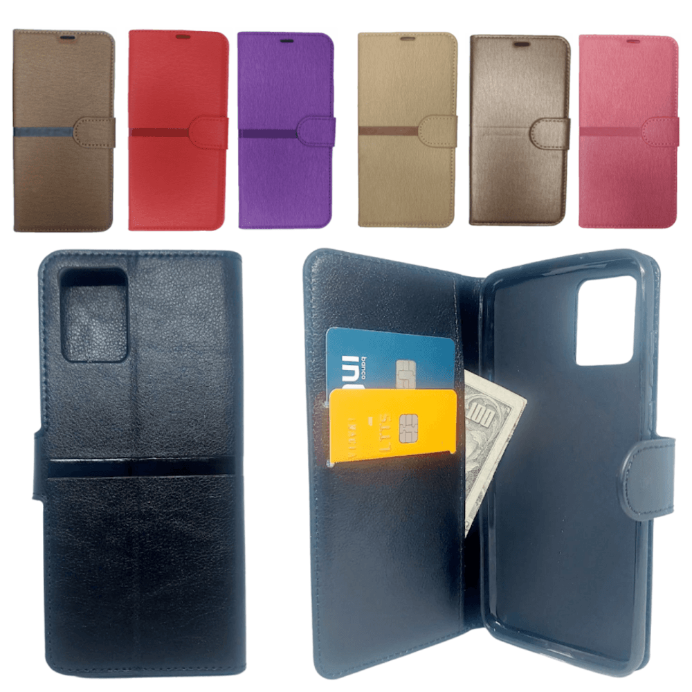 Imagem 3 de 3 do produto Capa Carteira Para Motorola Moto Edge 30 Neo (tela De 6.3) - Vermelha