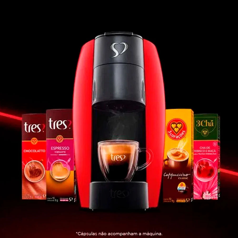 Imagem 5 de 5 do produto Cafeteira Expressa Lov Multi Bebidas Três Corações - 127V