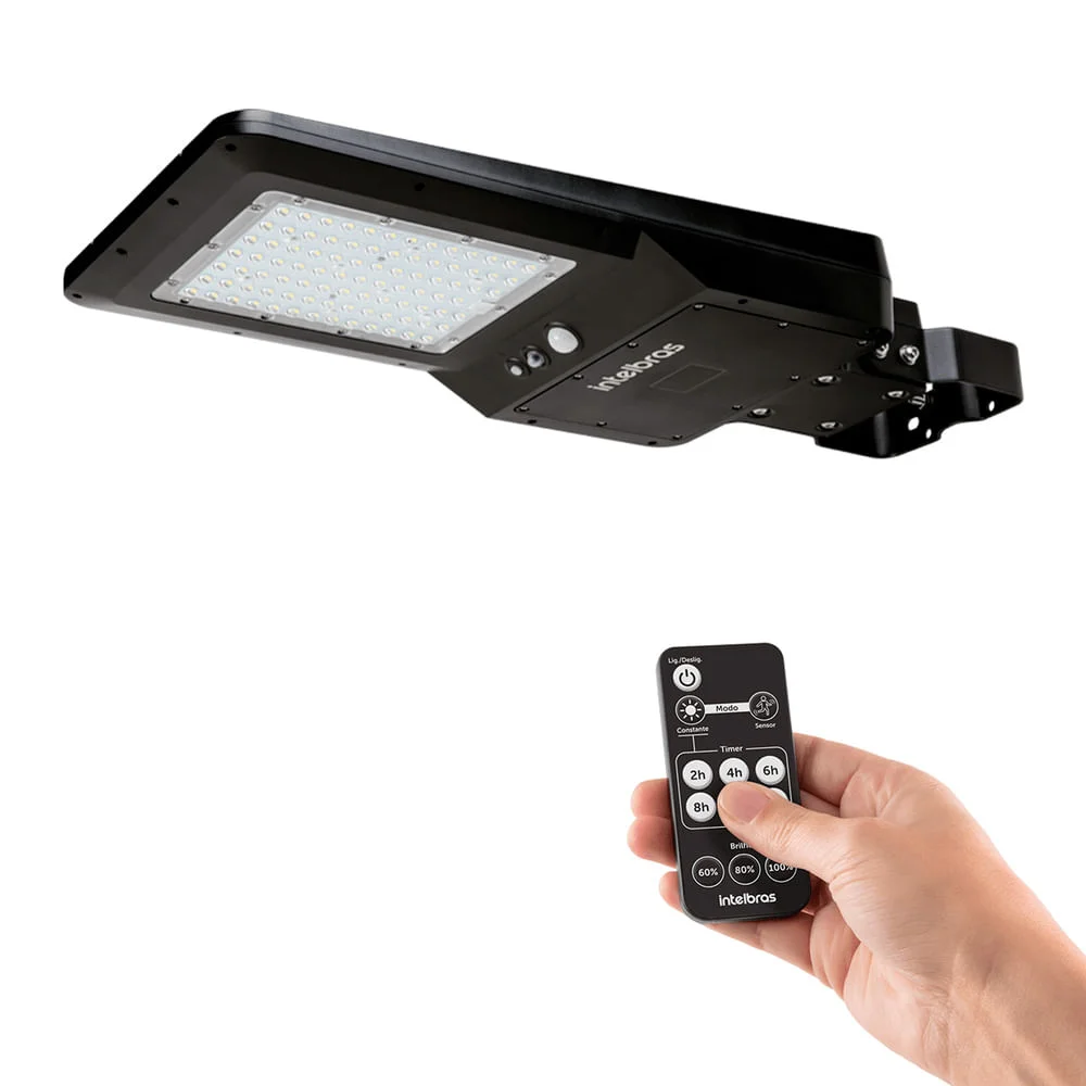 Imagem 2 de 5 do produto Luminaria Solar Integrada Intelbras Lsi 4800 Lm - 4848040