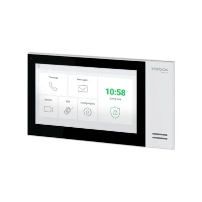 Modulo Interno, Video Porteiro Ip Tvip 2221 - Branco